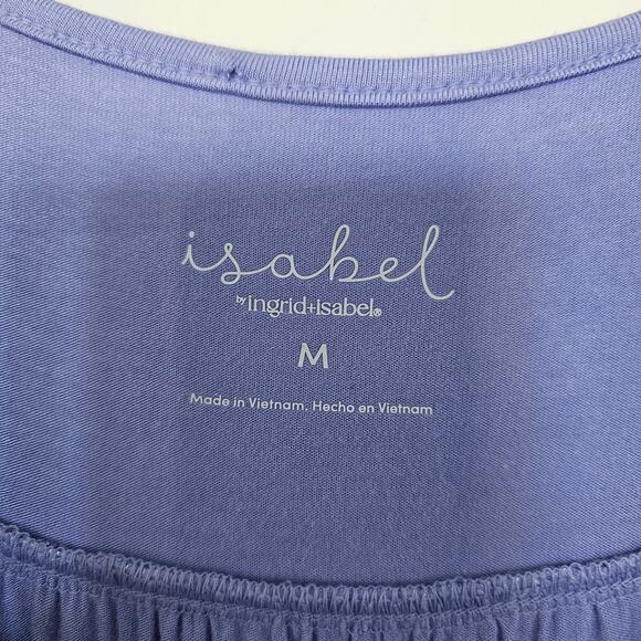 Ingrid & Isabel Ruffle Flutter Faux Wrap Maxi Dress Size M - Picture 5 of 6